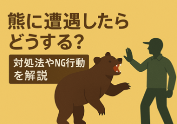 クマに遭遇したらどうする