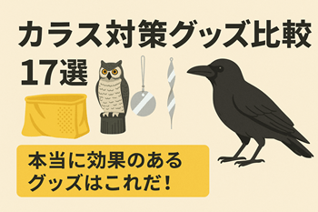 カラス対策グッズ比較
